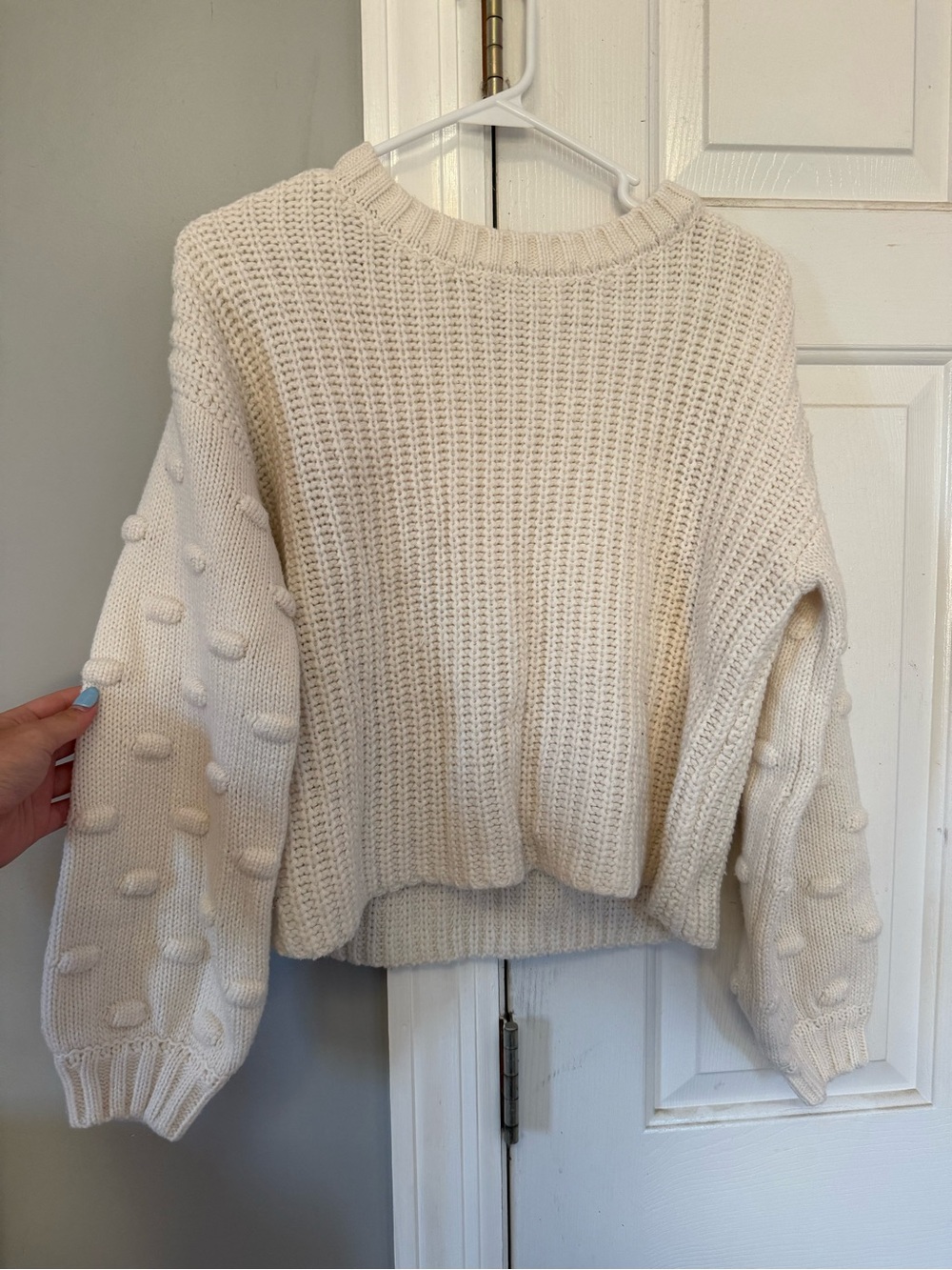 Polka dot sweater